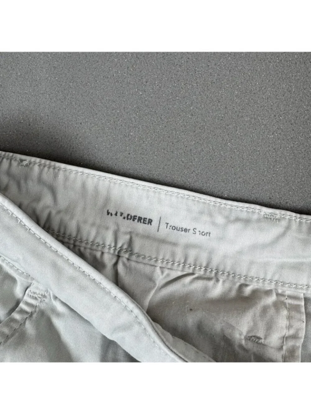 AG Adriano Goldschmied Shorts Mens Size 40 Gray Wanderer Trouser Chino Stretch